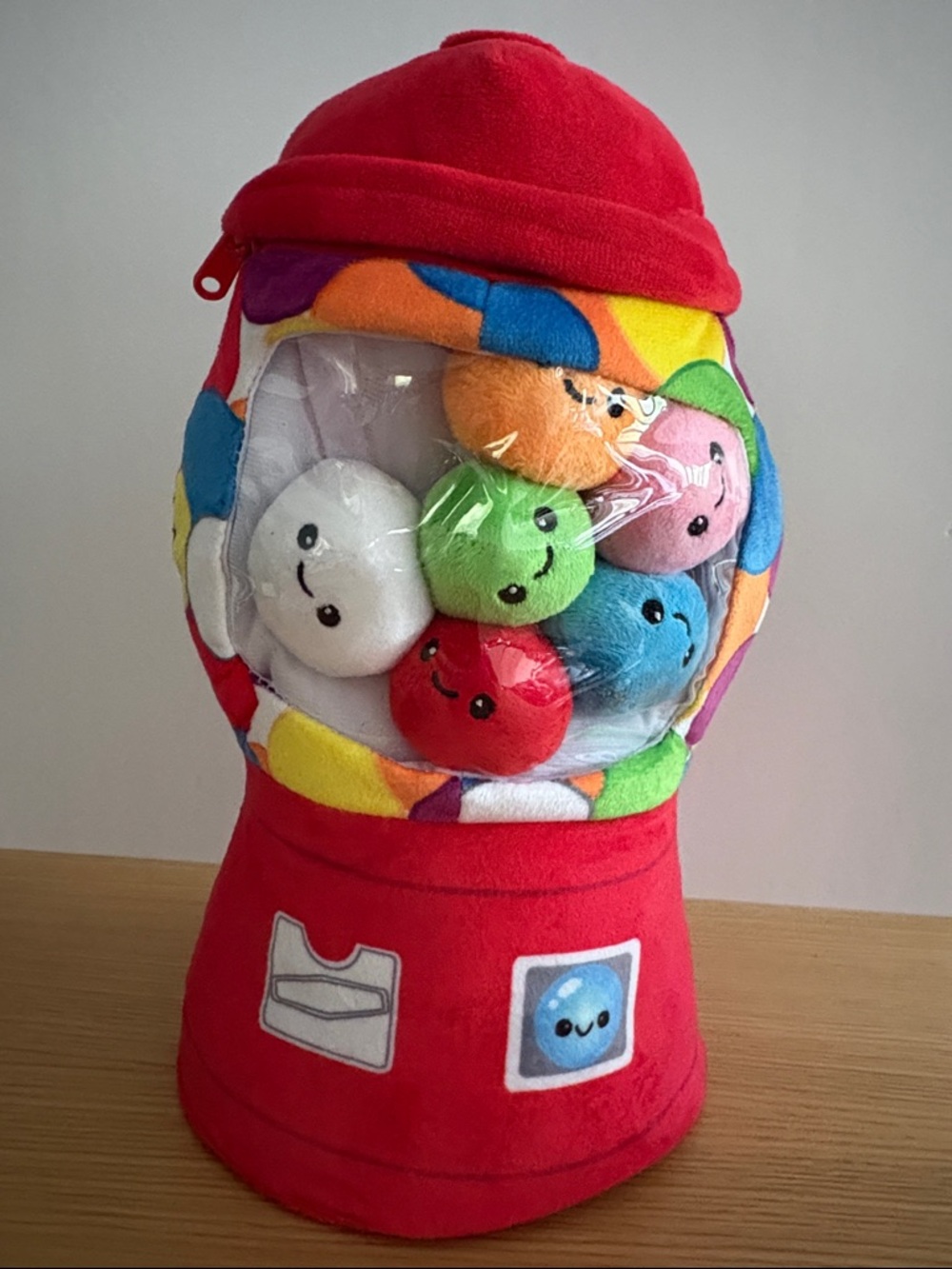 Fiesta Toys Gumball Machine Plush Doll with Removable Plush Gums